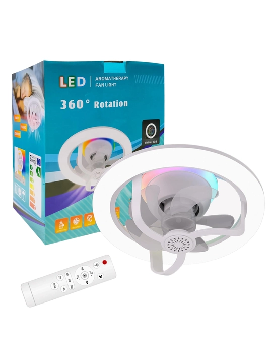 Ventilyator LED chiroq pultli, 2 yoritish rejimi, 3 aylanish tezligi, barcha xonalar uchun