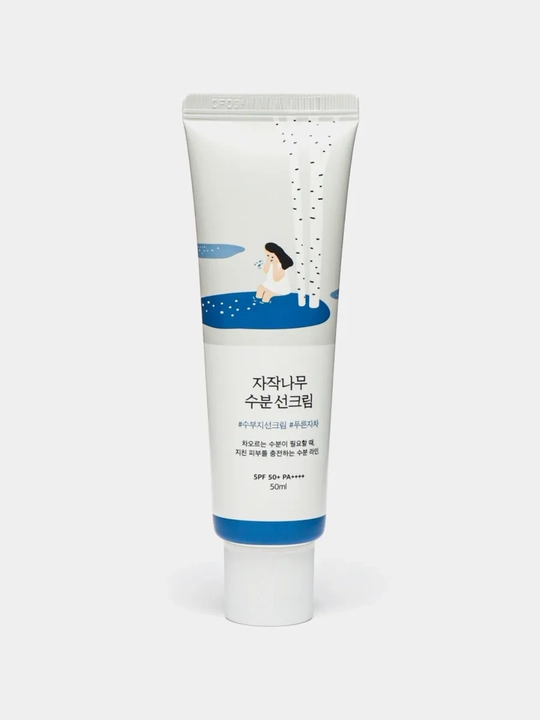 Солнцезащитный крем Round Lab Birch Juice Moisturizing Sunscreen SPF50+ PA++++, 50 мл