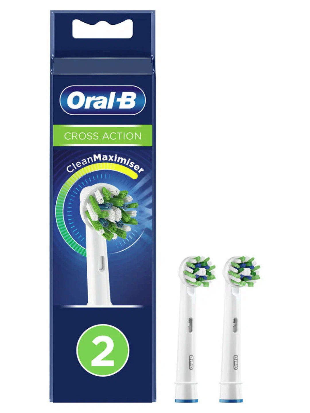 Насадки для электрической зубной щетки Oral-B CrossAction EB50RX, 2 шт