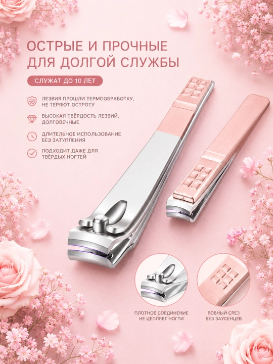 Профессиональный набор для маникюра и педикюра, кусачки для ногтей, 16, 24 предмета