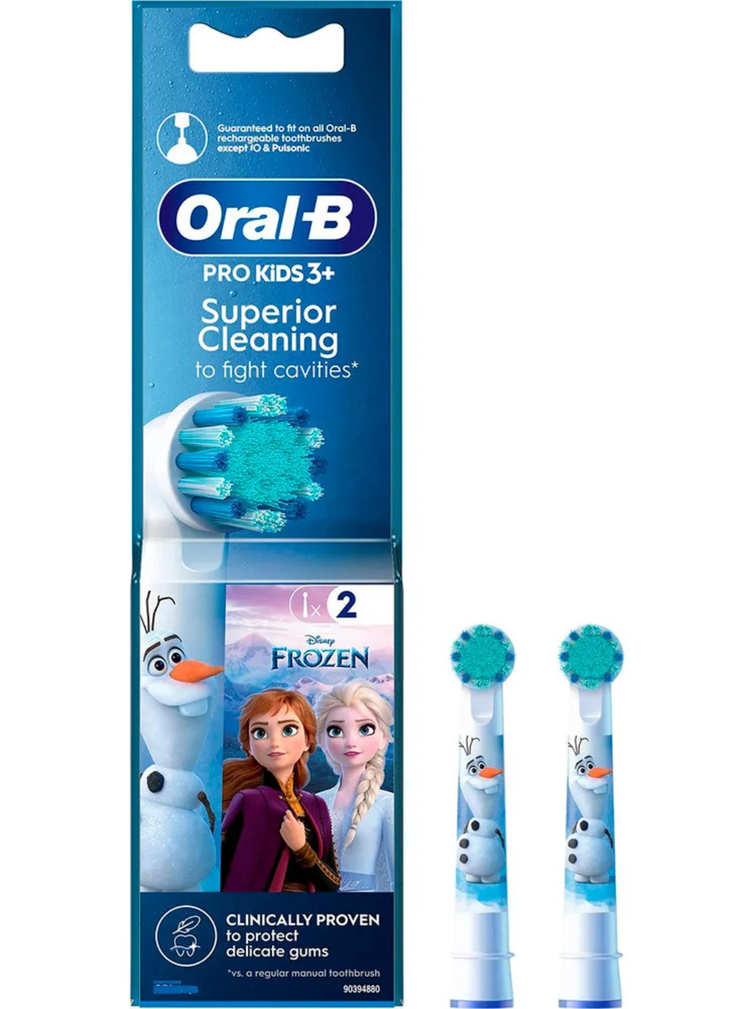 Насадки для зубной щётки Oral-B Kids Frozen EB10S, детские, 2 шт, мягкие - 