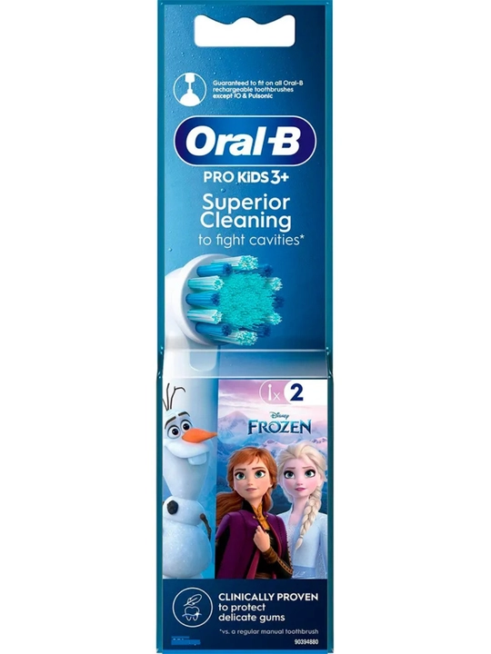 Насадки для зубной щётки Oral-B Kids Frozen EB10S, детские, 2 шт, мягкие