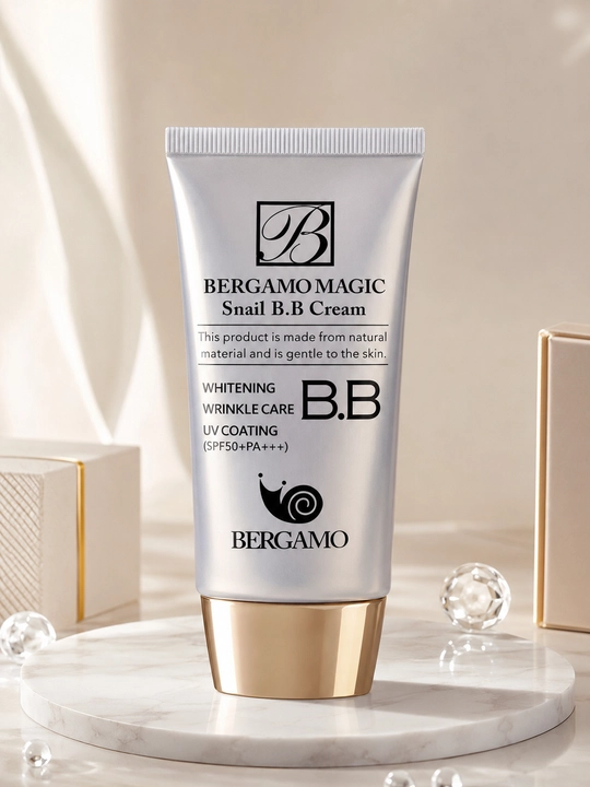 Yuz uchun krem BERGAMO MAGIC Snail B.B Cream SPF50+ PA+++ - 