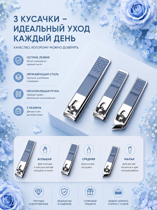 Профессиональный набор для маникюра и педикюра, кусачки для ногтей, 16, 24 предмета