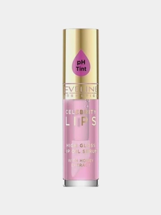 CELEBRITY LIPS seriyasining 02-raqamli lablar uchun yaltiroq moy-zardobi, 5 ml