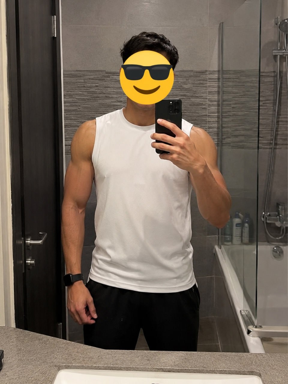 Erkaklar maykasi, sport mayka, havo o'tkazuvchan, S-XXXL, paxta
