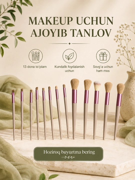 13 talik makeup kistochka to‘plami