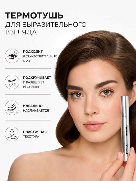 PMKL THERMO 02 Resist Tubing Mascara Термостойкая тушь - 