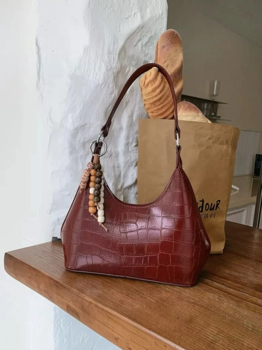 Ayollar yelka sumkasi, zamonaviy hobo sumka, eko charm sumka, kundalik ayollar sumkasi
