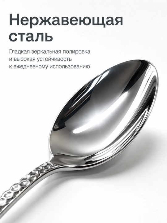 Набор столовых приборов, 18 предметов на 6 персон