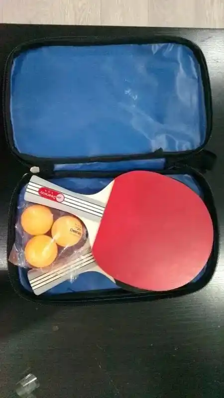 Stol tennis raketka 2 talik toplam, g'ilofli stol tenis raketka