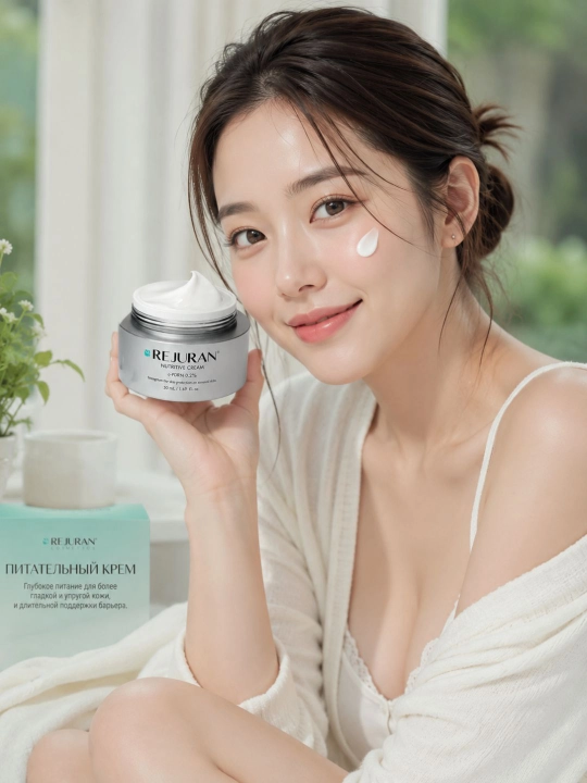 Питательный и восстанавливающий крем для лица Rejuran Nutritive Cream с c-PDRN 0.2% 50мл - 