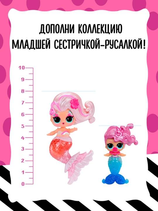 Lol Surprise Mermaid to'pdagi ajablantiradigan qo'g'irchoq