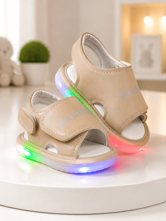 Bolalar uchun LED yoritgichli sandal, yumshoq, qulay yozgi sirpanmaydigan oyoq kiyim