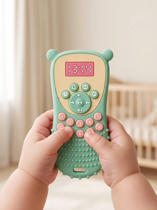 Силиконовый прорезыватель для малышей, 3+ месяца, пищевой силикон