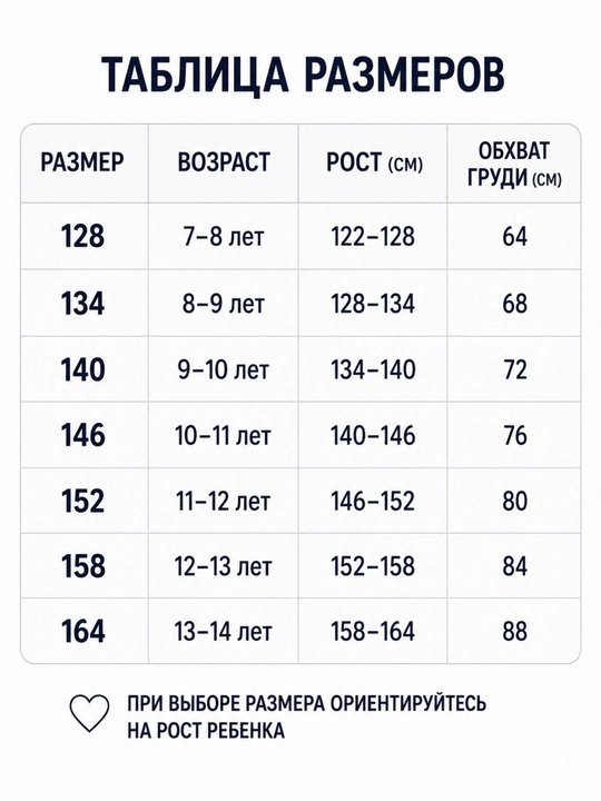 Школьная водолазка для девочки, белая, с коротким рукавом, 100% хлопок, размеры 128–164