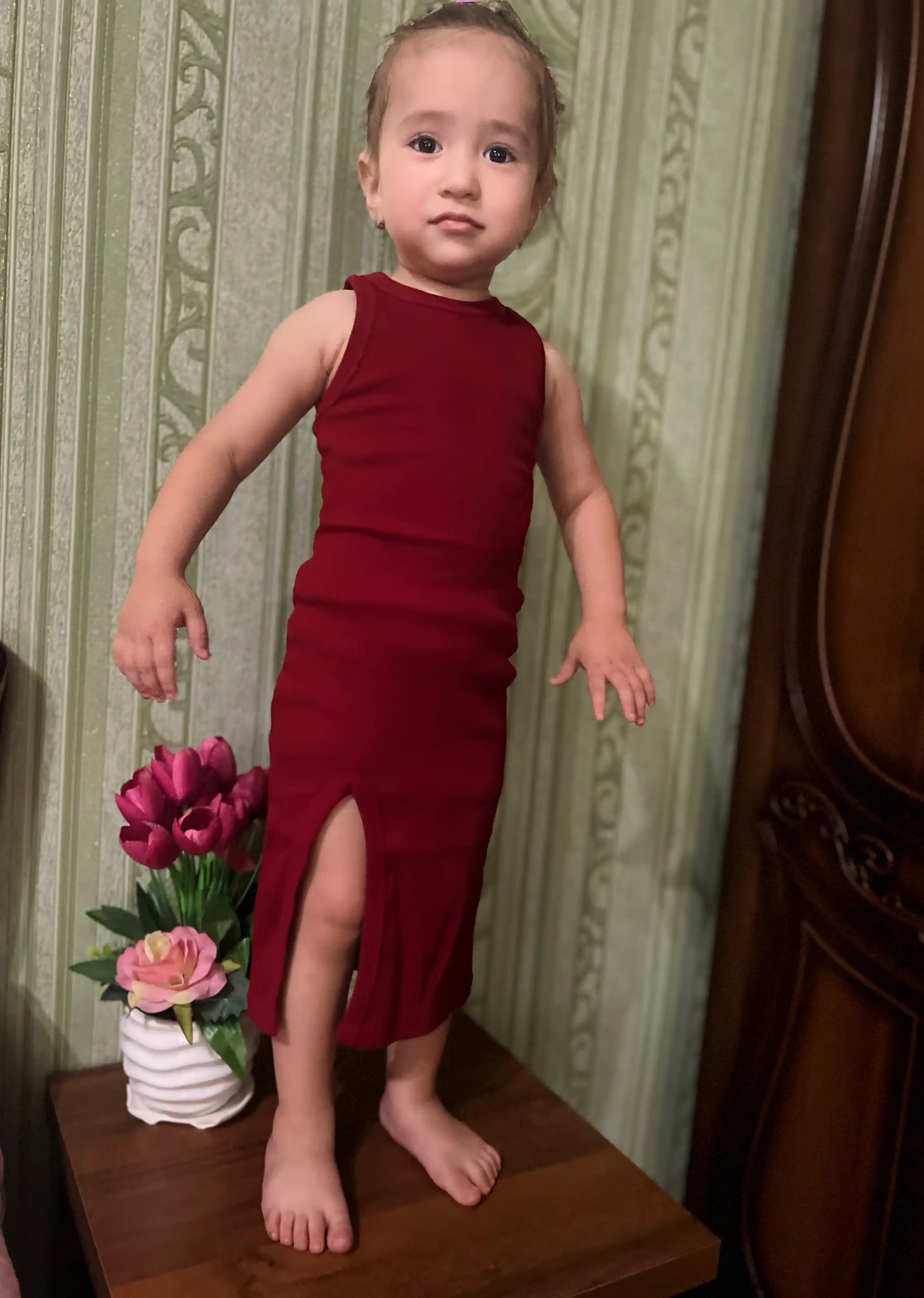 Платье для девочек, летнее, без рукавов