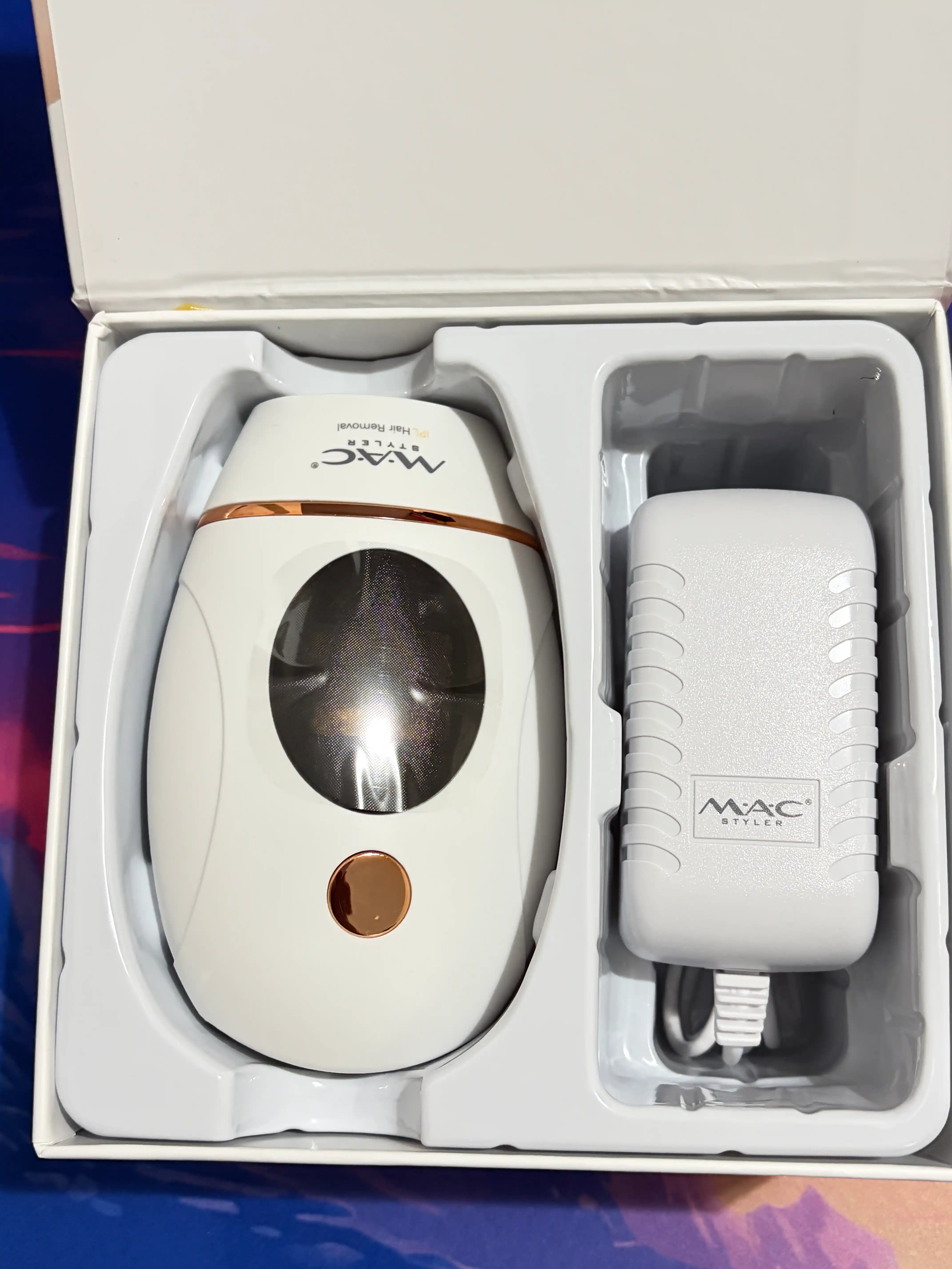 Фотоэпилятор MAC Styler IPL, технология охлаждения ICE, 999999 вспышек, 5 режимов