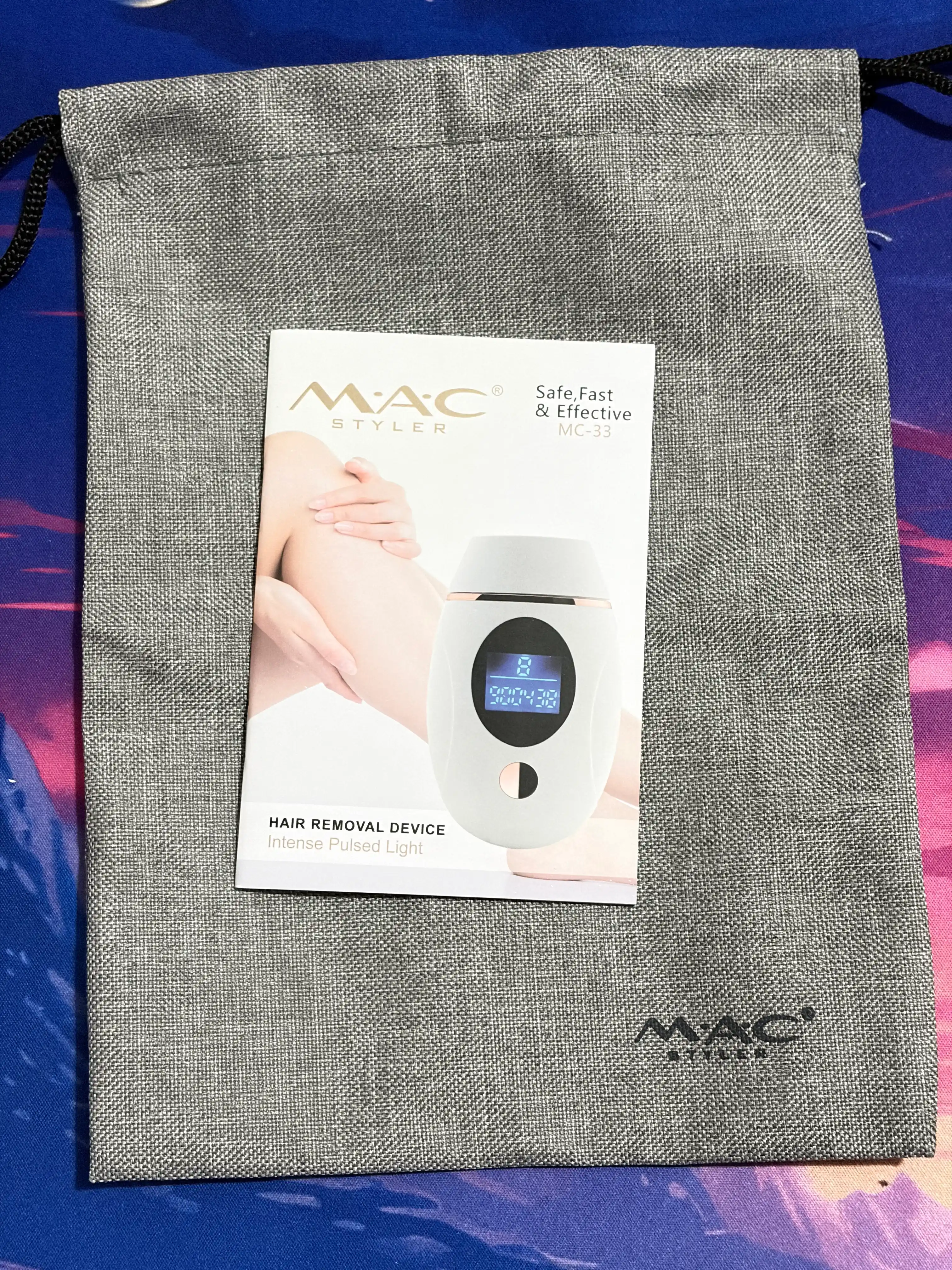 Фотоэпилятор MAC Styler IPL, технология охлаждения ICE, 999999 вспышек, 5 режимов