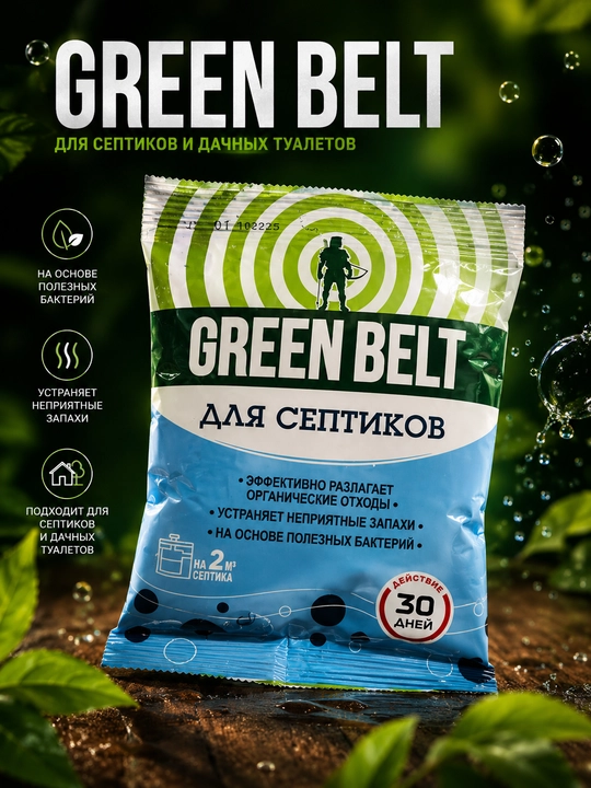 Green Belt septik va dala hojatxonalari uchun biovosita - 