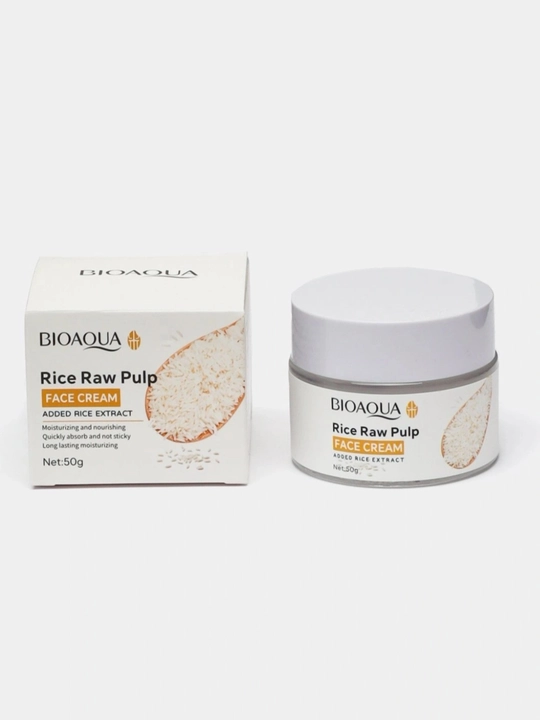 Увлажняющий крем для лица BIOAQUA с экстрактом рисовой мякоти, 50 г
