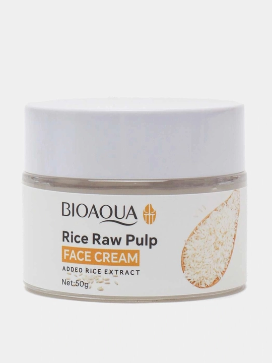 Увлажняющий крем для лица BIOAQUA с экстрактом рисовой мякоти, 50 г
