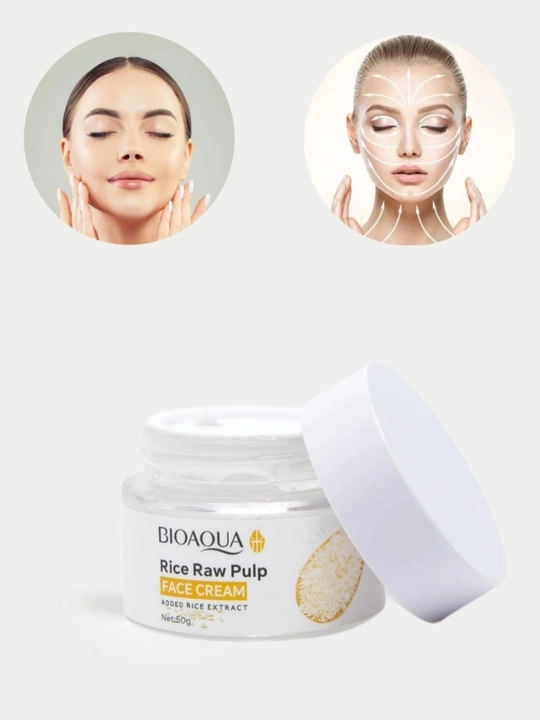 Увлажняющий крем для лица BIOAQUA с экстрактом рисовой мякоти, 50 г