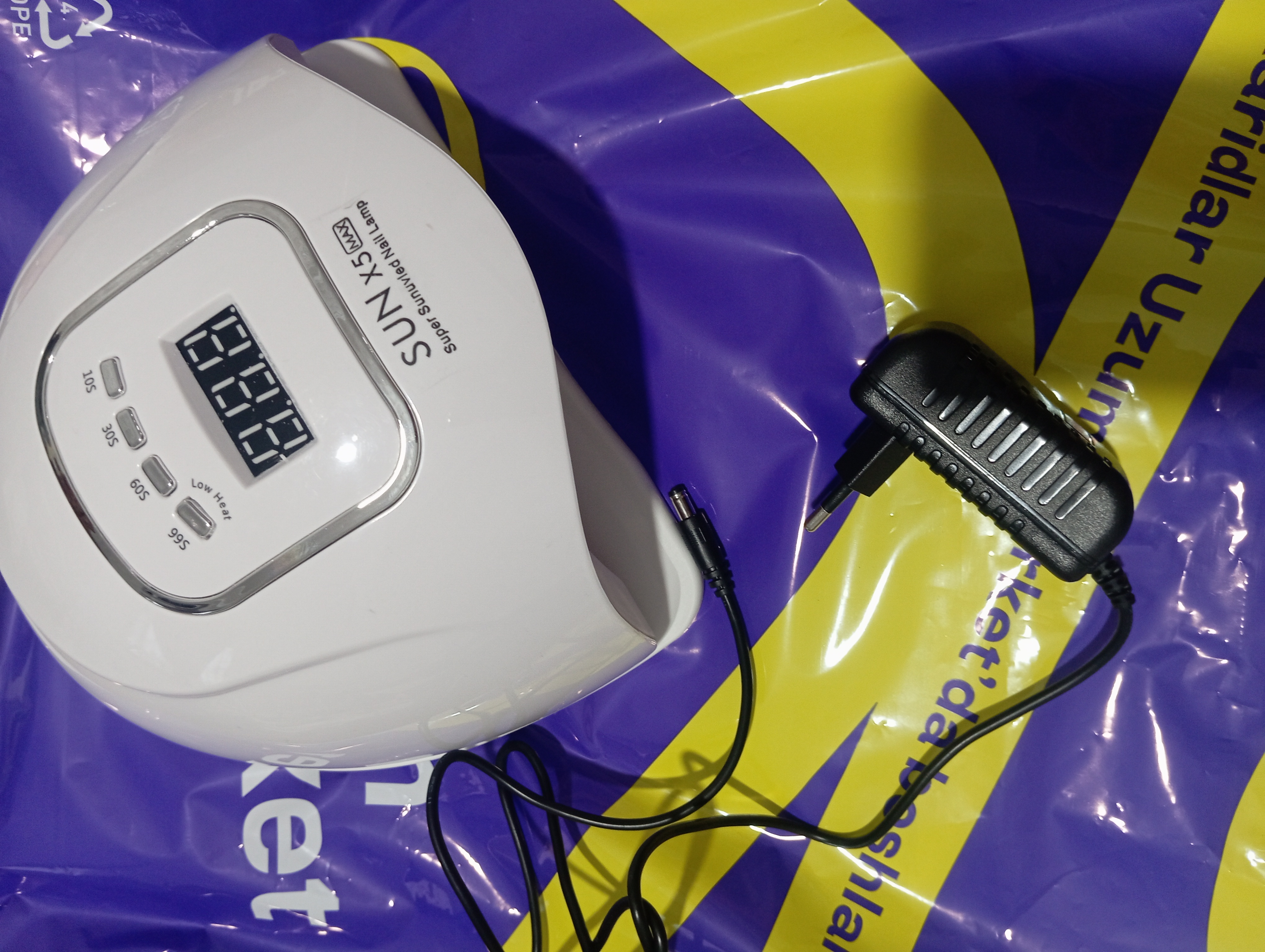 Manikyur va pedikyur uchun professional chiroq SUN X5 Max 120W
