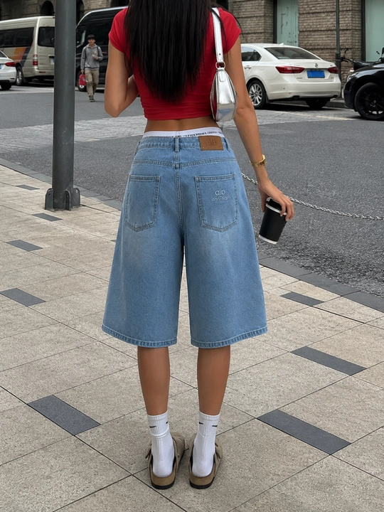 Ayollar va erakaklar uchun oversize shortik y2k, juda keng, uniseks shortik, baggy shortik