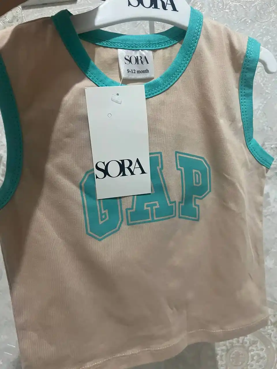 Детский летний костюм GAP майка и шорты комплект