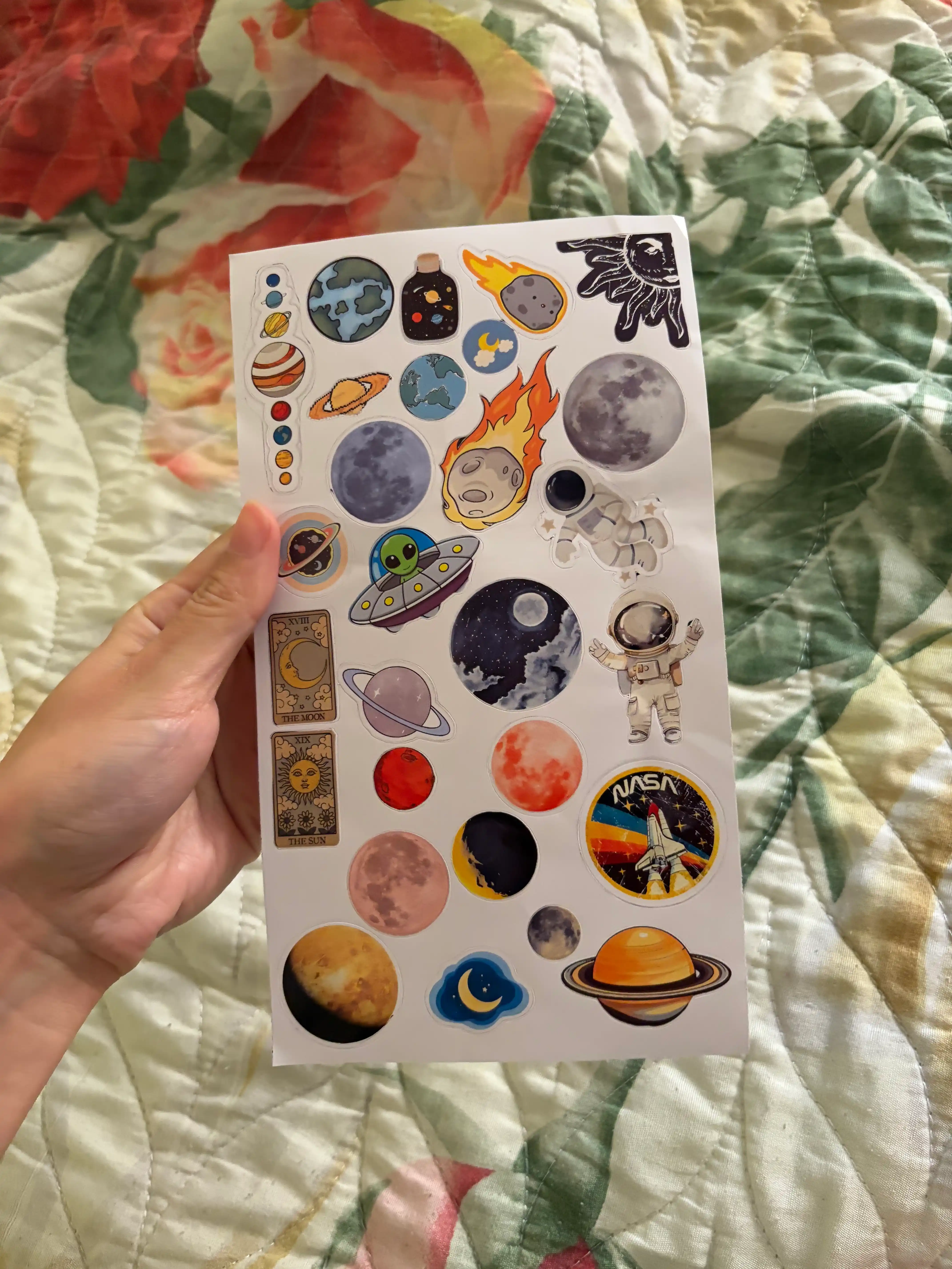 Stiker nakleyka kosmos NASA