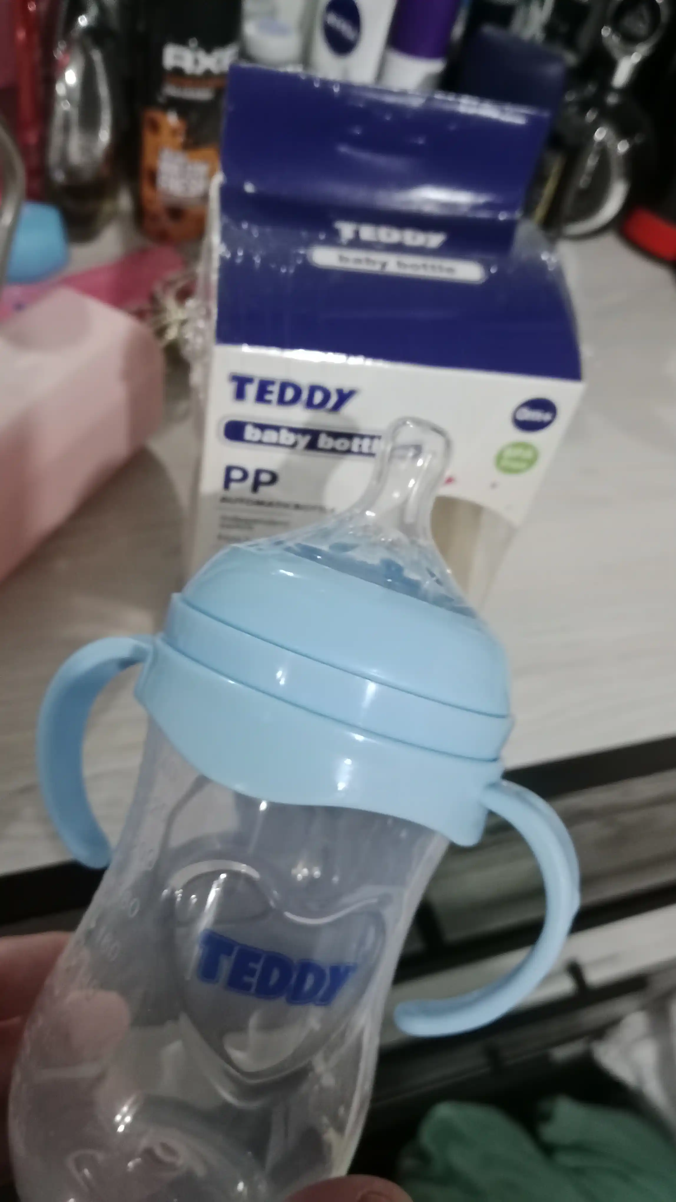 Bolalar butilkas, silikon so'rg'ich, BPA Free, yangi tug'ilgan chaqaloqlar uchun