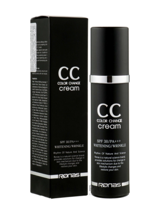 Ronas CC Color Change Cream SPF 38 PA+++ quyoshdan himoyalovchi kremi - 