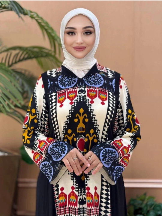 Ayollar uchun zamonaviy Abaya – nafis, qulay va keng fason, 52–60 O'lcham