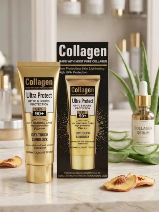 Beauty City Collagen Ultra Protect SPF 90+ Солнцезащитный крем 100 мл