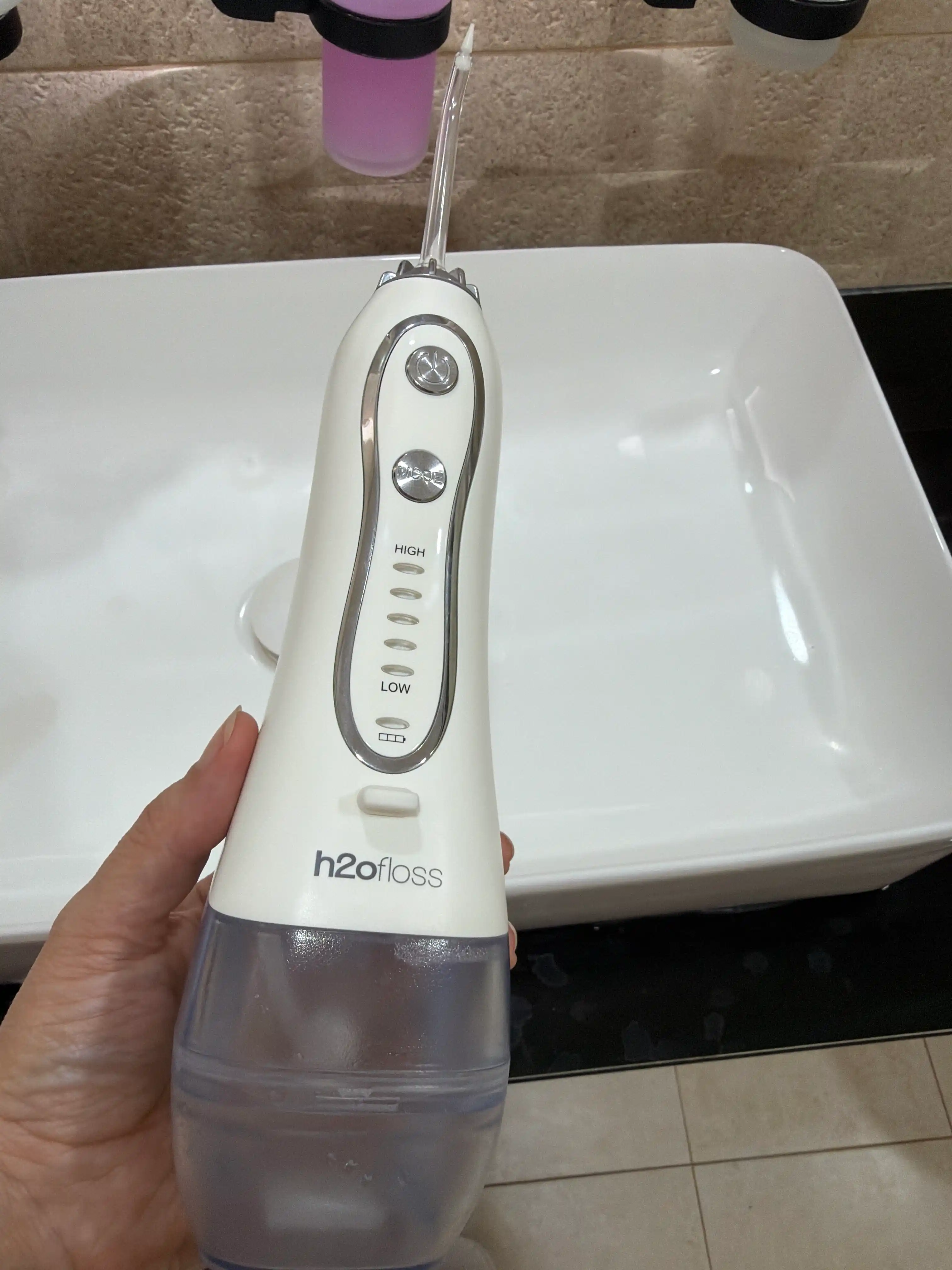 Ирригатор H20 портативный, для полости рта, зубов и брекетов, 8 насадок