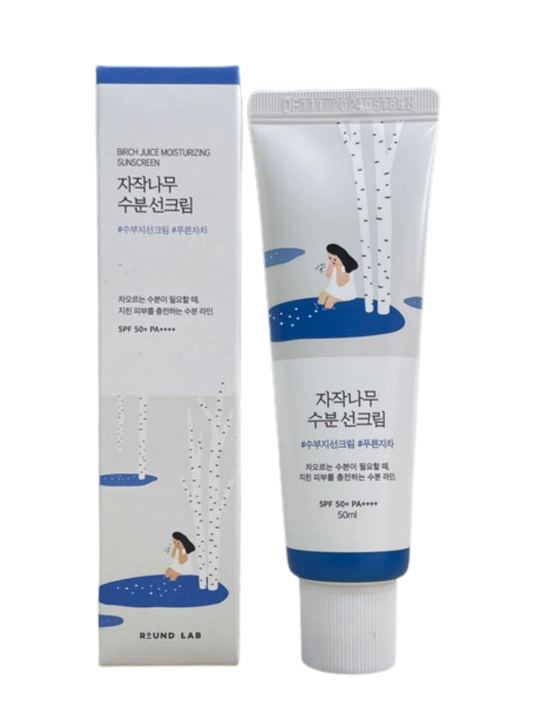 Namlovchi quyoshdan himoyalovchi krem Round Lab Birch Juice Moisturizing Sunscreen - 