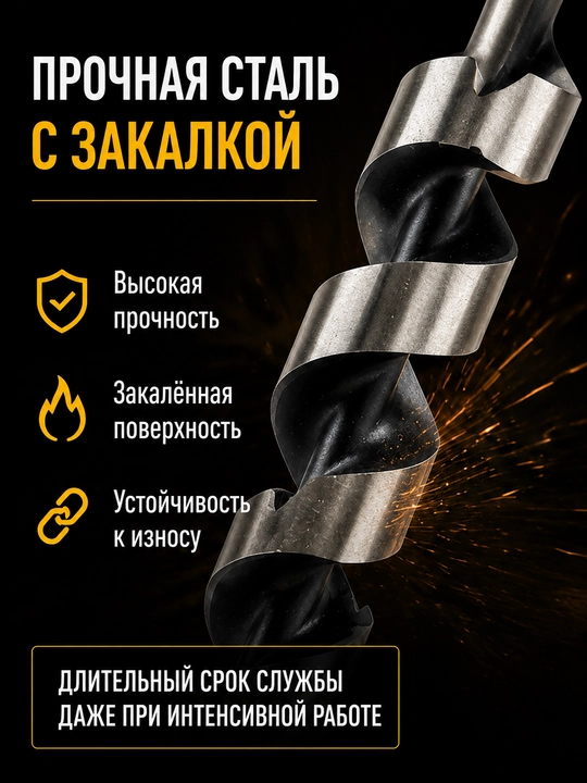 Сверло по дереву SDS-Plus