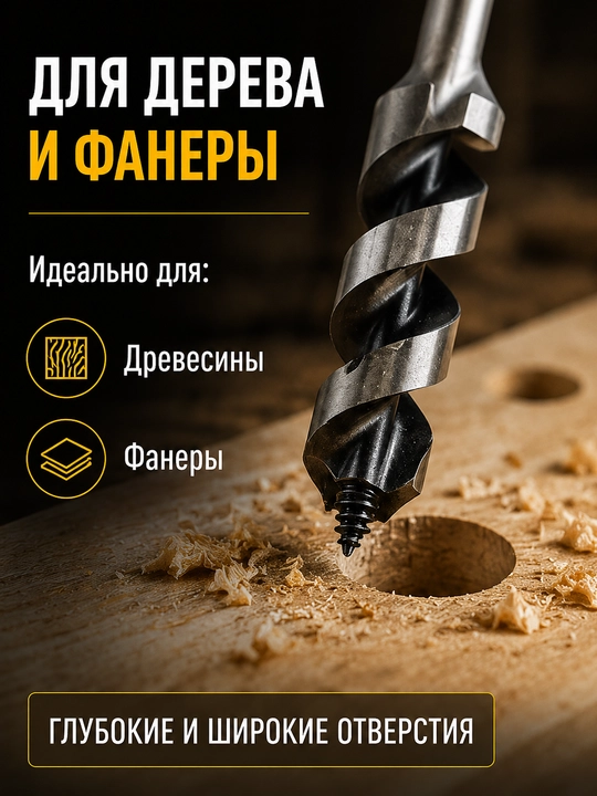 Сверло по дереву SDS-Plus