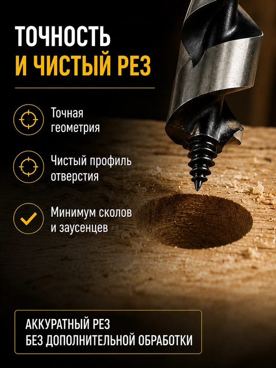 Сверло по дереву SDS-Plus