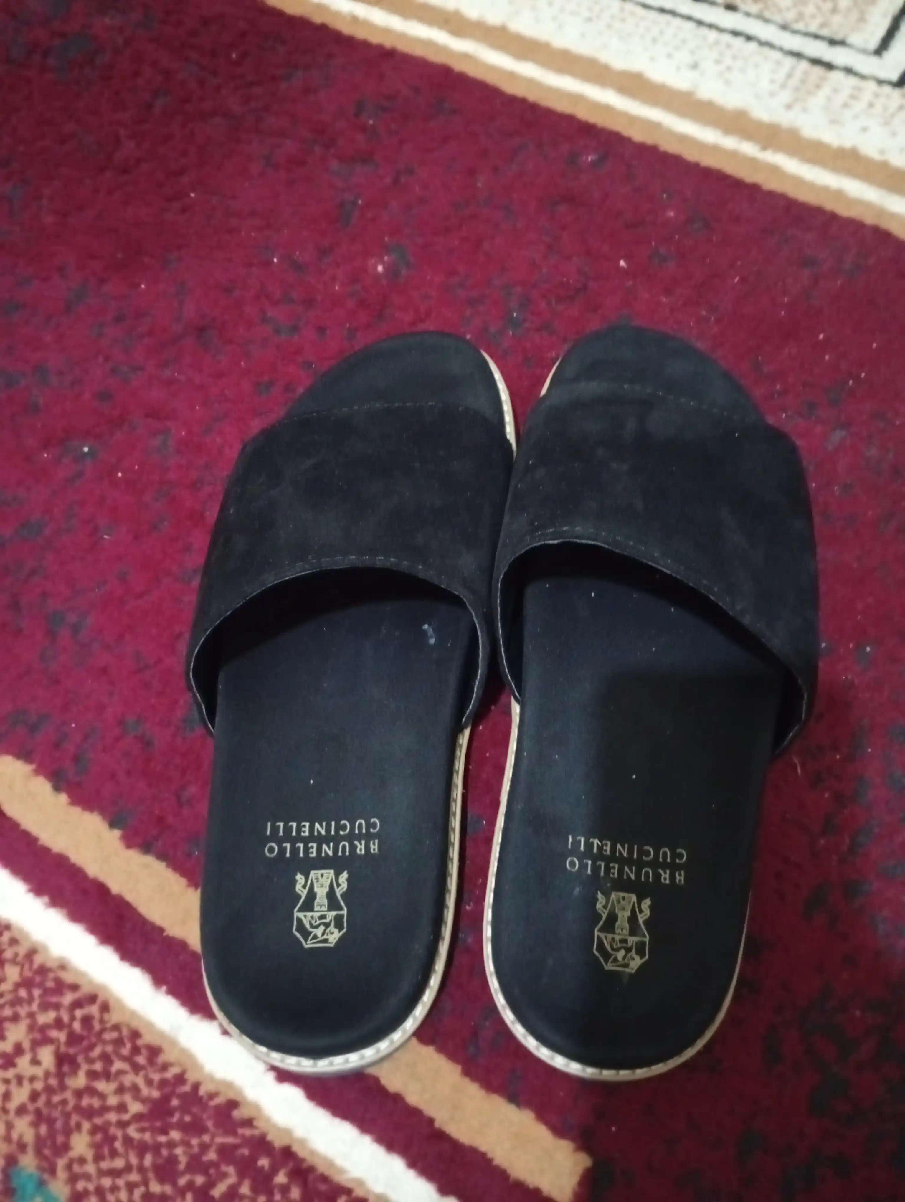 Мужские тапочки Brunello Cucinelli, летние тапочки из натуральной кожи, 39-43
