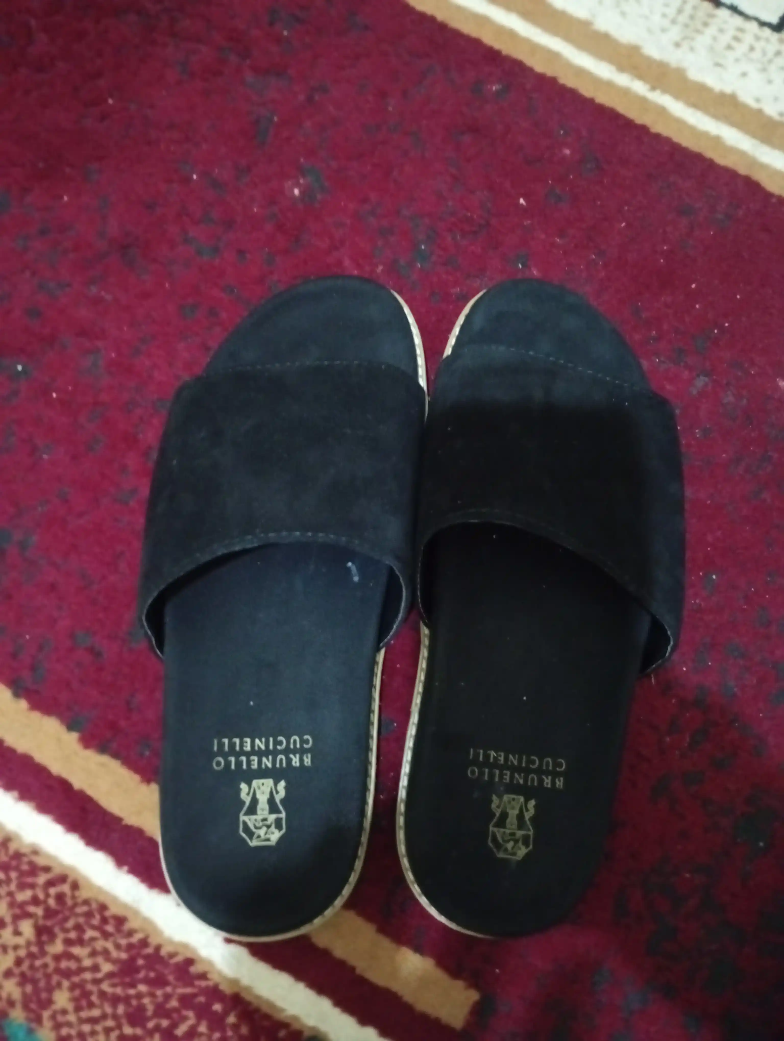 Мужские тапочки Brunello Cucinelli, летние тапочки из натуральной кожи, 39-43