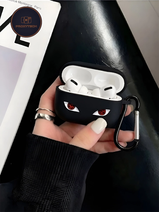 Чехол для наушников, AirPods, для Pods 3/Pro 2/ 4, силикон, с притом Аниме, Наруто