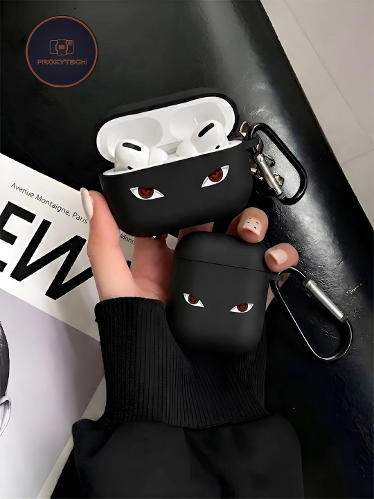 Чехол для наушников, AirPods, для Pods 3/Pro 2/ 4, силикон, с притом Аниме, Наруто - 