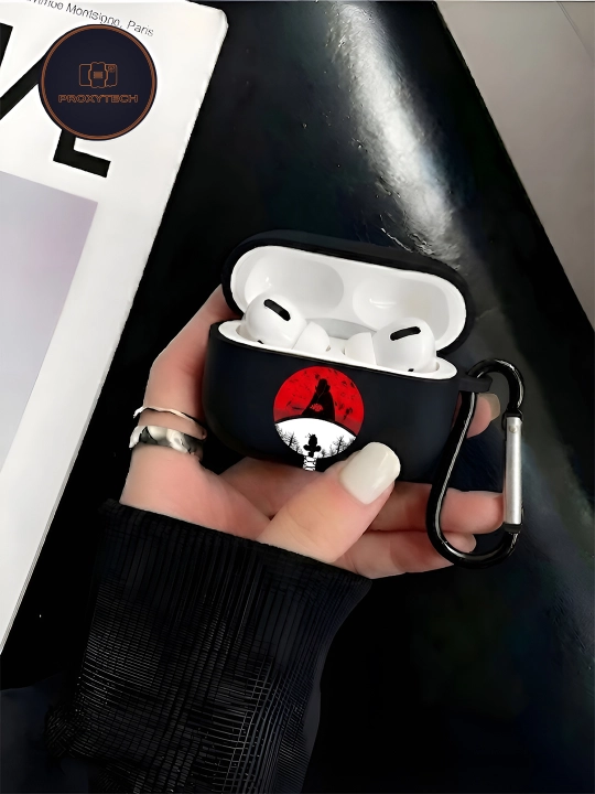 Чехол для наушников, AirPods, для Pods 3/Pro 2/ 4, силикон, с притом Аниме, Наруто