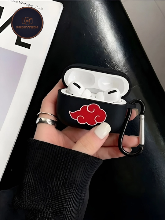 Чехол для наушников, AirPods, для Pods 3/Pro 2/ 4, силикон, с притом Аниме, Наруто