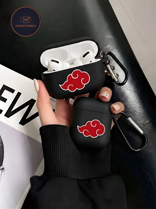 Чехол для наушников, AirPods, для Pods 3/Pro 2/ 4, силикон, с притом Аниме, Наруто - 