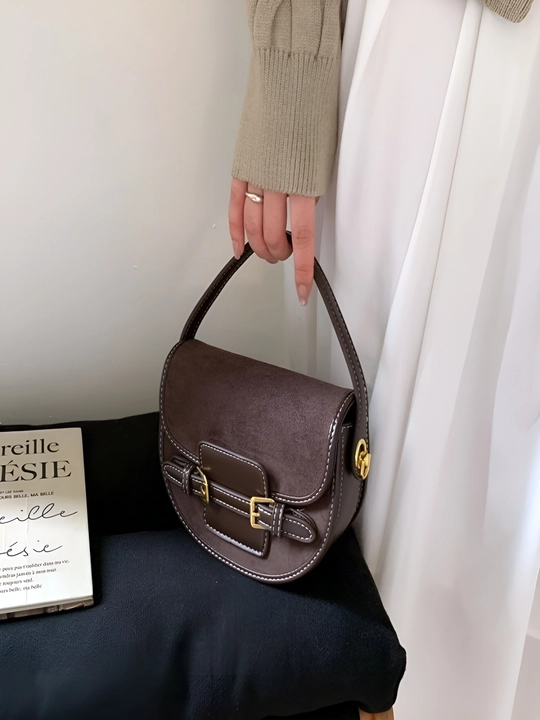 Ayollar sumkasi, cross-body, kundalik, zamonaviy, ofis uchun qulay, zamsh sumka - 