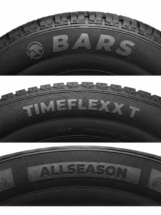 BARS TIMEFLEXX T- barcha mavsumlar uchun shina: barqarorlik, shovqinsiz, ishonchli. 1-DONA