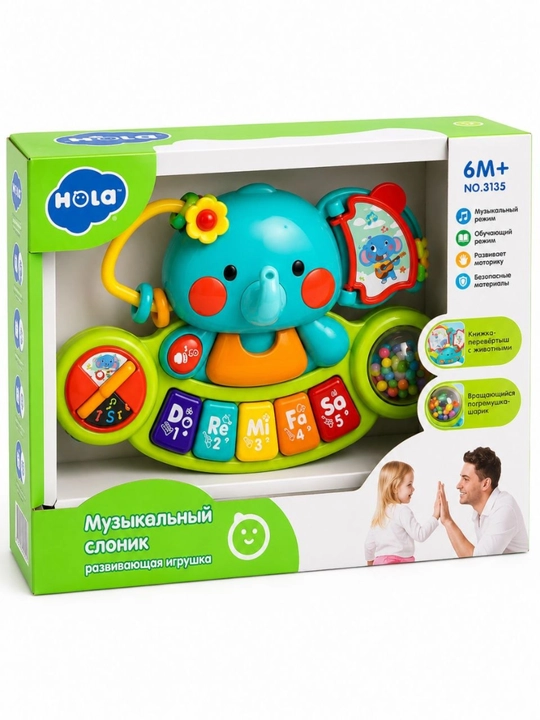 HOLA brendidan hayvonlar uchun musiqiy rivojlantiruvchi o‘yinchoqlar